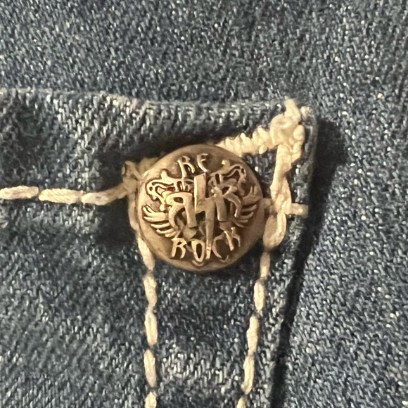 Express Vintage Rerock Skinny Leg Light Denim Women’s Blue Jeans Size 0R - Picture 8 of 13